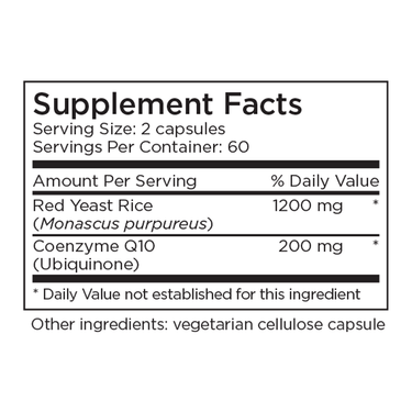 Red Yeast Rice w/ CoQ10 * Metabolic Maintenance Supplement - Conners Clinic